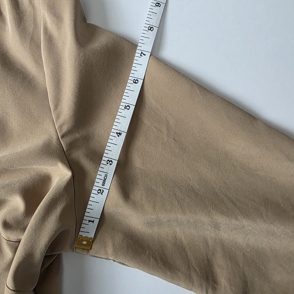 J. Jill Tunic Long Sleeve Sand-Washed Shirttail Tunic Brown Sugar Size MP - Picture 10 of 13